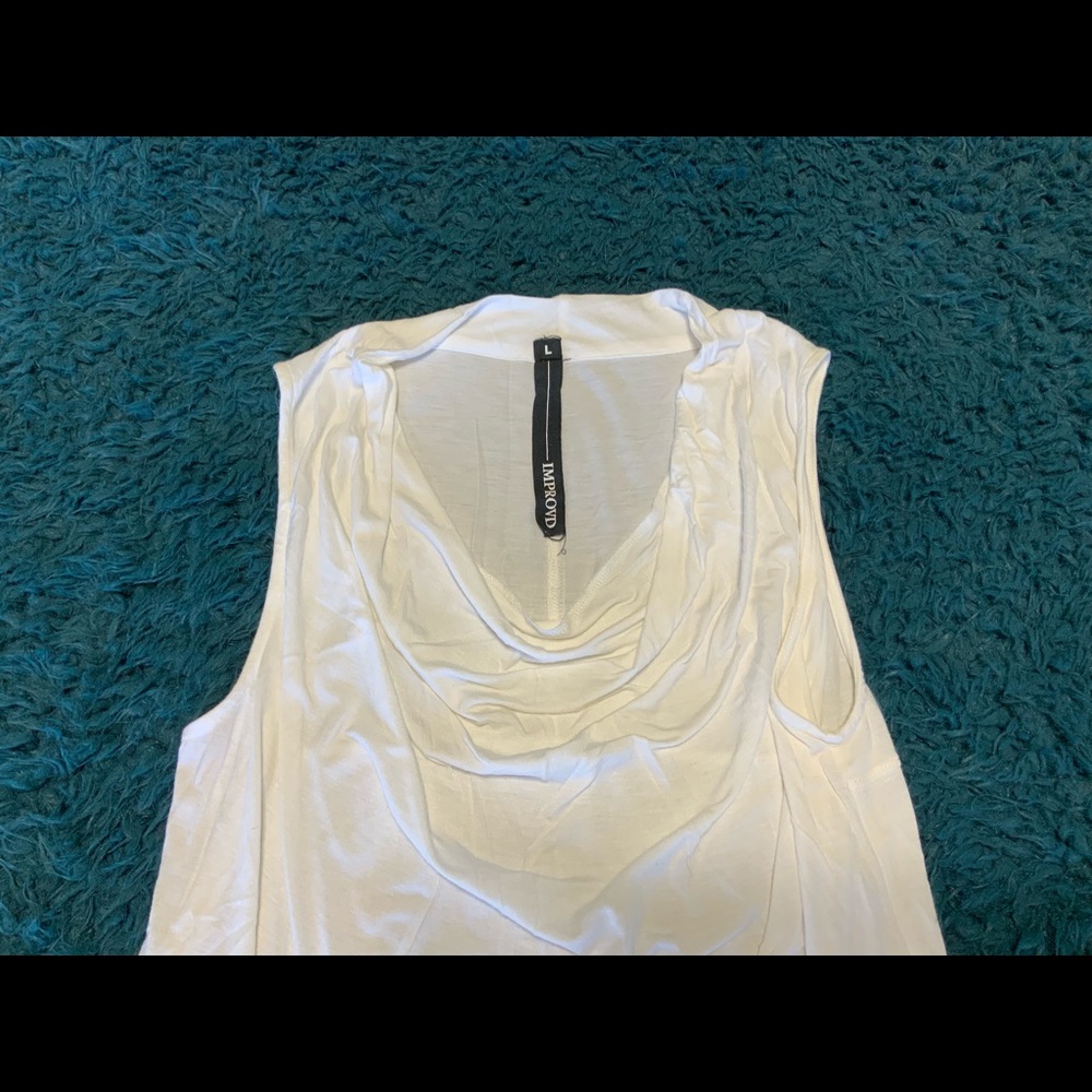 White Tank Top - Picture 3 of 4
